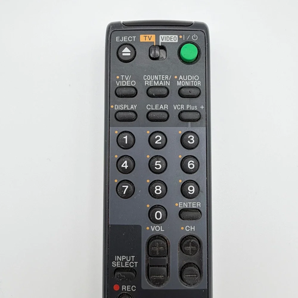 Sony RMT-V266 OEM VCR Plus+ Remote Control For Sony VCR TV Video Tested